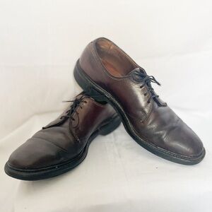 Allen Edmonds Pair Globetrotter Brown Leather Shoes 8 B style 8164